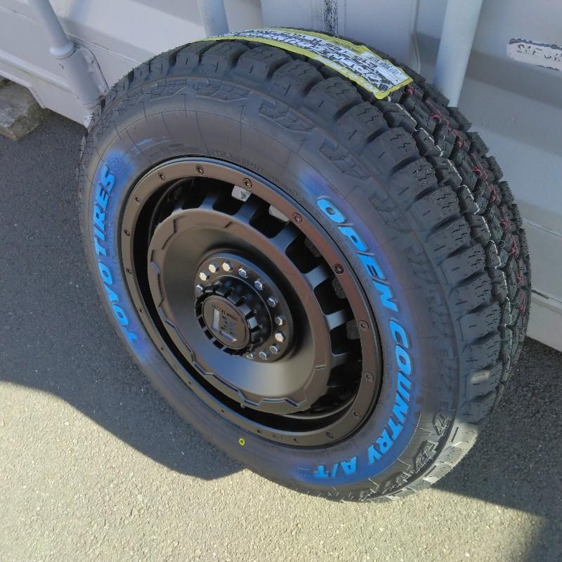 キャラバン　タイヤ　ホイール　オープンカントリー OPEN COUNTRY 新品 4本組 車検対応 キャラバン NV350 16インチ タイヤ