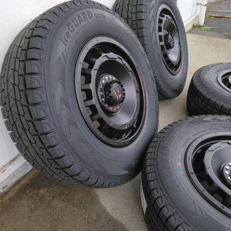 ヨコハマスタッドレスタイヤ G075 265/70R17 ２１年製　４本セット iceGUARD スタッドレス 新品4本セット 150プラド ヨコハマ アイス