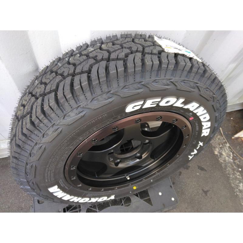 GEOLANDAR ジムニー 新品 4本セット YOKOHAMA X-AT 185/85R16 ホワイト