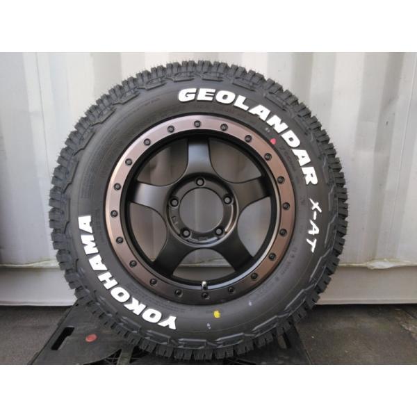 GEOLANDAR ジムニー 新品 タイヤ YOKOHAMA X-AT 185/85R16 ホワイト