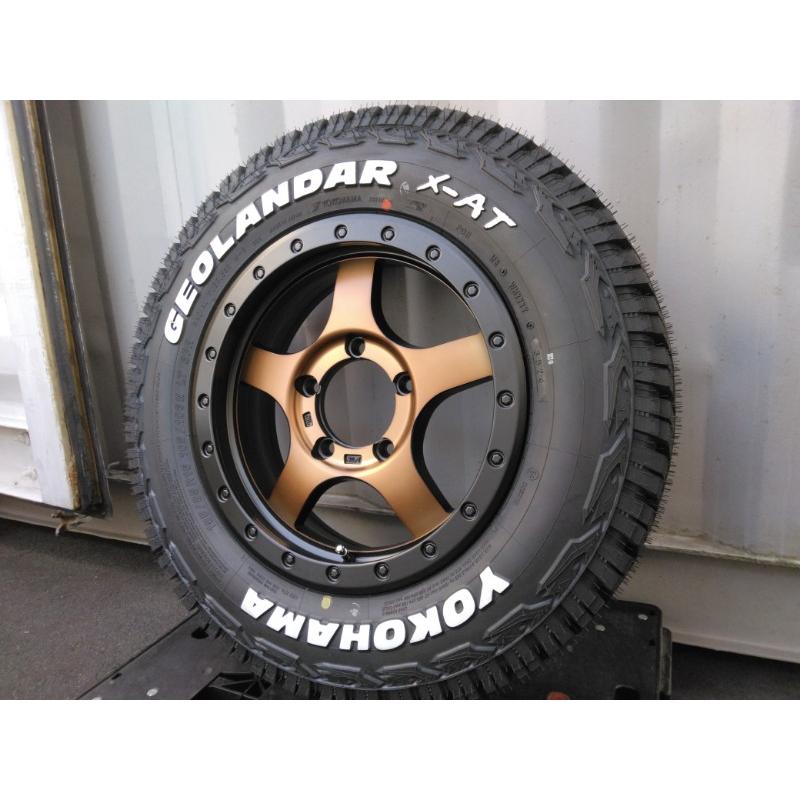GEOLANDAR ジムニー 新品 4本セット YOKOHAMA X-AT 185/85R16 ホワイト