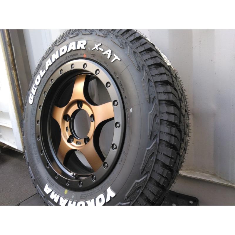 GEOLANDAR ジムニー 新品 4本セット YOKOHAMA X-AT 185/85R16 ホワイト