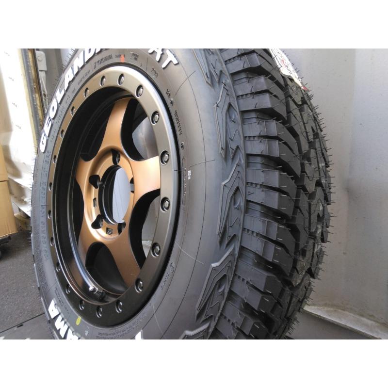 GEOLANDAR ジムニー 新品 4本セット YOKOHAMA X-AT 185/85R16 ホワイト