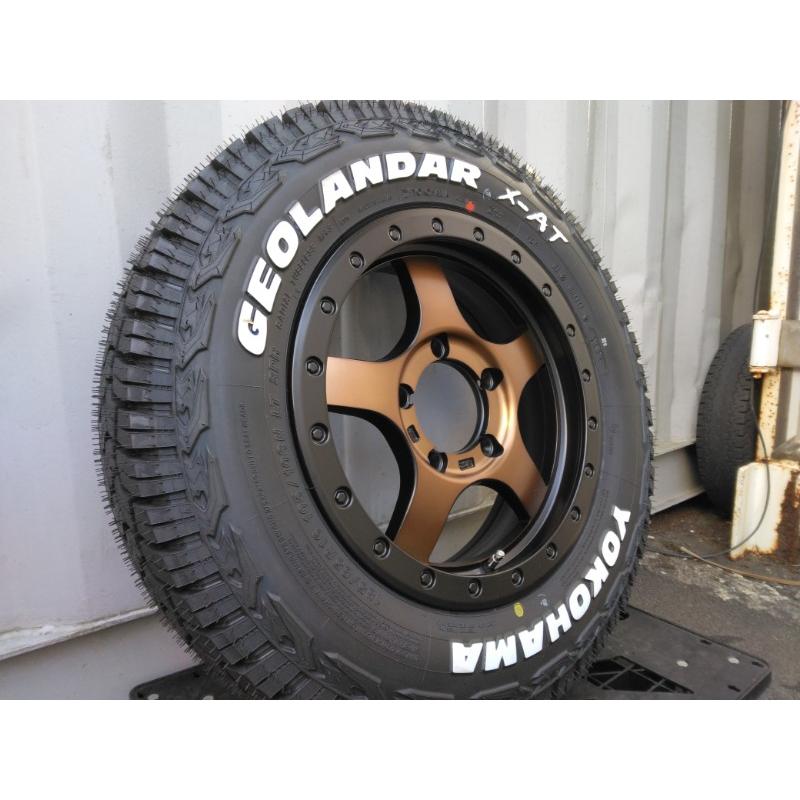 GEOLANDAR ジムニー 新品 4本セット YOKOHAMA X-AT 185/85R16 ホワイト