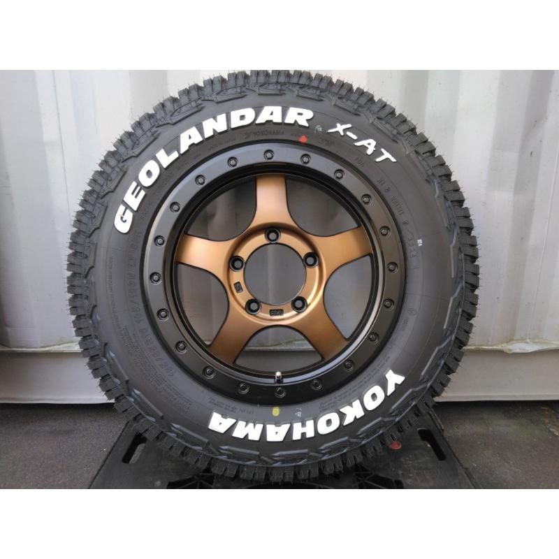 GEOLANDAR ジムニー 新品 タイヤホイールセット YOKOHAMA X-AT 185