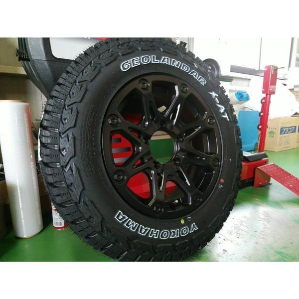 ジムニー用 195R16C GEOLANDAR X-AT 4本中古セット GEOLANDAR 新品 4本 ジムニー タイヤホイールセット ヨコハマ