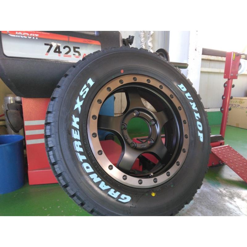 ジムニー 【ホワイトレター】 スタッドレス タイヤホイールセット 新品