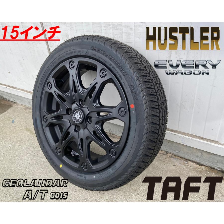 GEOLANDAR ハイゼット 軽トラ タイヤホイール マットブラック 15 GEOLANDAR ハイゼット 軽トラ タイヤホイール マットブラック 15