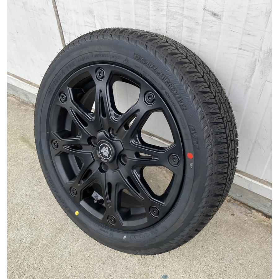 GEOLANDAR ハイゼット 軽トラ タイヤホイール マットブラック 15インチ