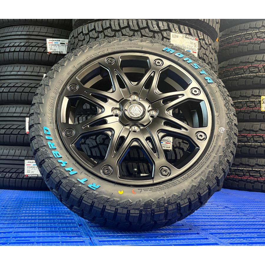 MONSTA TYRES 新品 タイヤホイール 4本 ハイゼットジャンボ