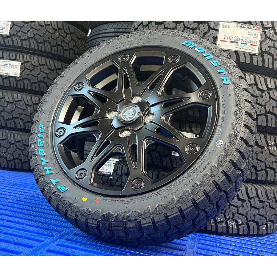 MONSTA TYRES 新品 タイヤホイール 4本 ハイゼットジャンボ