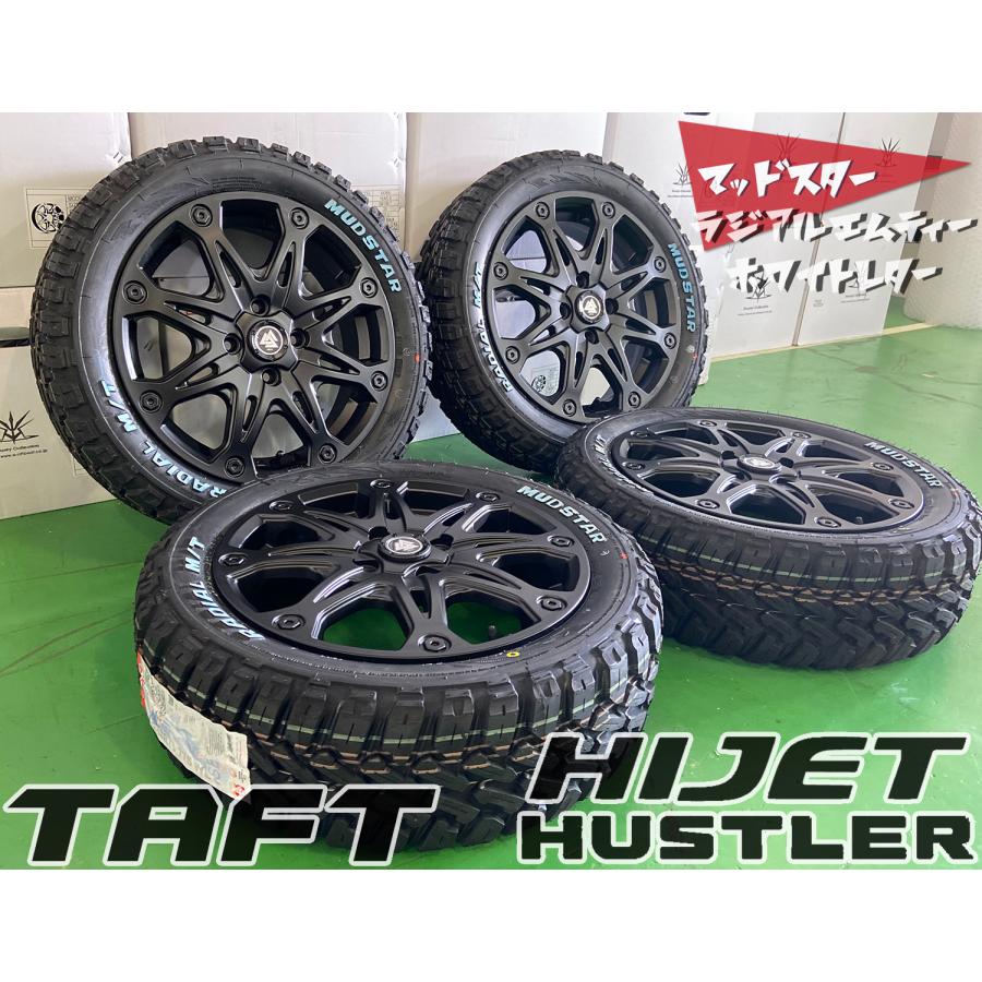 マッドトイズ　マッドスター MUDSTAR 軽トラ 軽バン ハイゼット ジャンボ タイヤホイール 15インチ