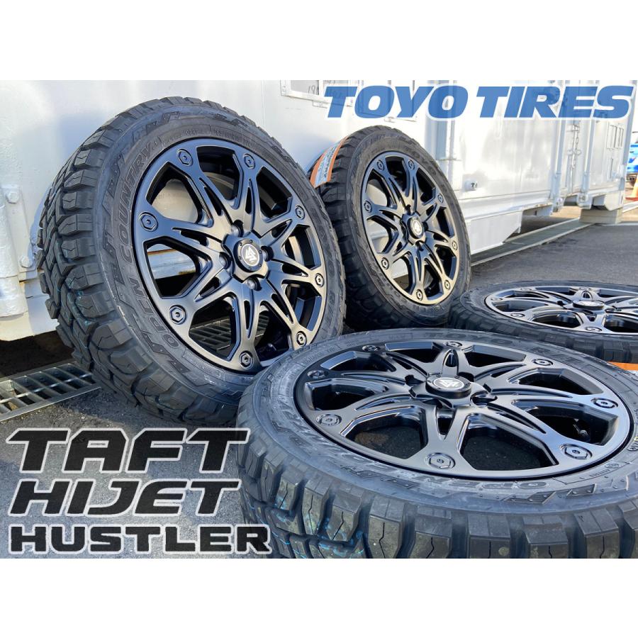 165/60R15 オープンカントリーRT ハイゼットS321 S331V22年 OPEN COUNTRY ハイゼット ジャンボ 軽トラ タイヤホイール 15