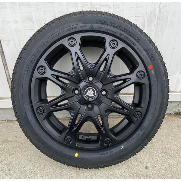 GEOLANDAR ハイゼット 軽トラ タイヤホイール マットブラック 15インチ