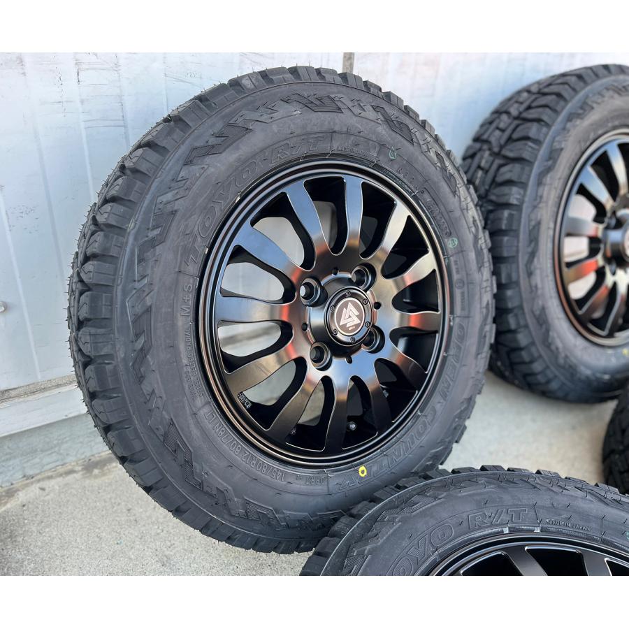 純正品  美品  145/80R12 80/78N  LT  アトレー  ハイゼット 　軽自動車 OPEN COUNTRY 145/80R12 80/78N LT ハイゼット アクティ アトレー