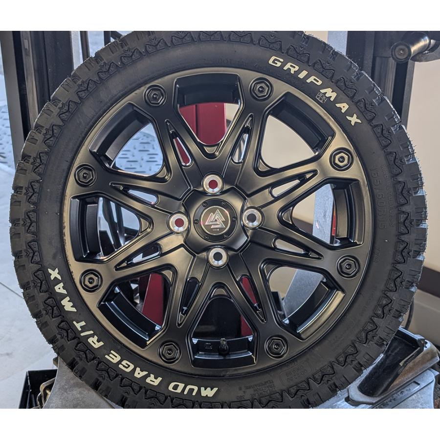 プロダクツデリカ　Baunty MUD-X 15インチ ホイールセット グリップマックス デリカミニ ハスラー ハイゼットジャンボ アトレー
