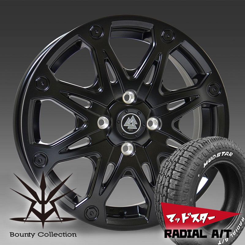 MUDSTAR マッドスター　ダイハツ純正ホイール　2本② MUDSTAR ハイゼットジャンボ バン 軽トラック マッドスター ラジアル