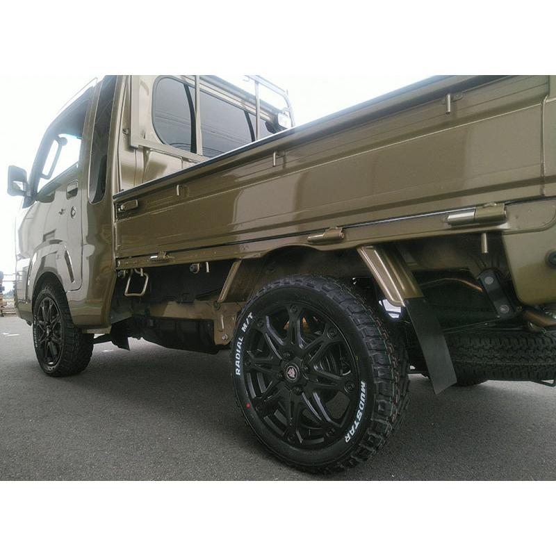 軽トラ　タイヤホイール付き4本セット　165/60R15 MUDSTAR マッドスター ラジアル MT 165/60R15 タイヤホイール 新品4本