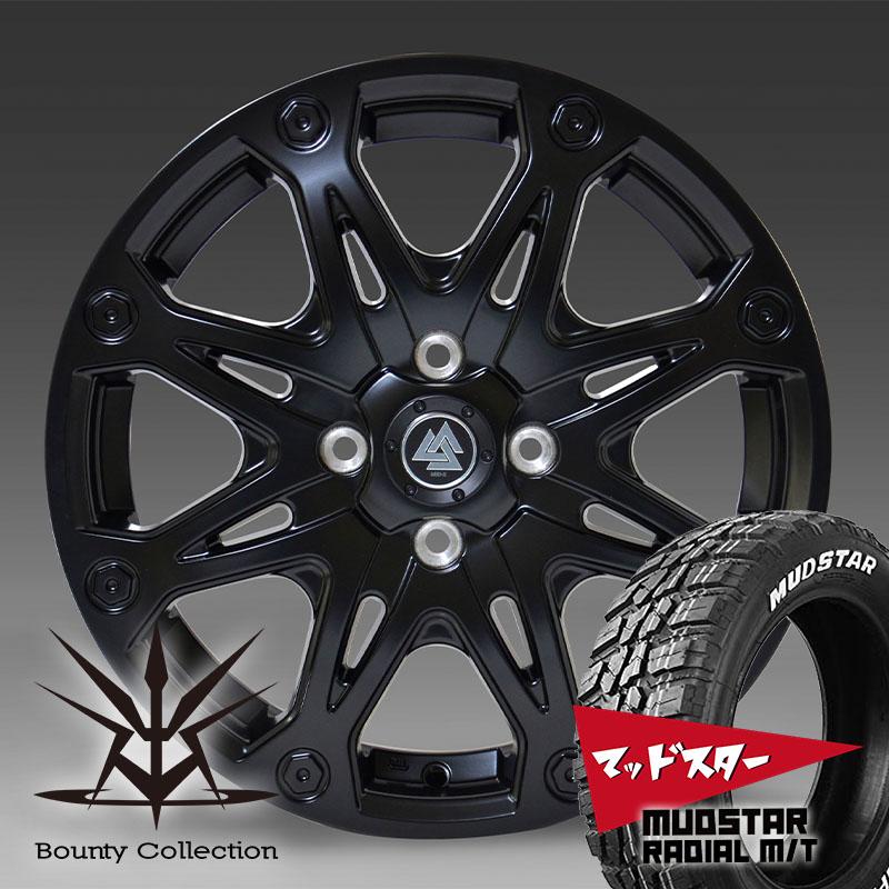 MUDSTAR 軽トラ ダイハツ ノーマル車高 タイヤホイール4本セット