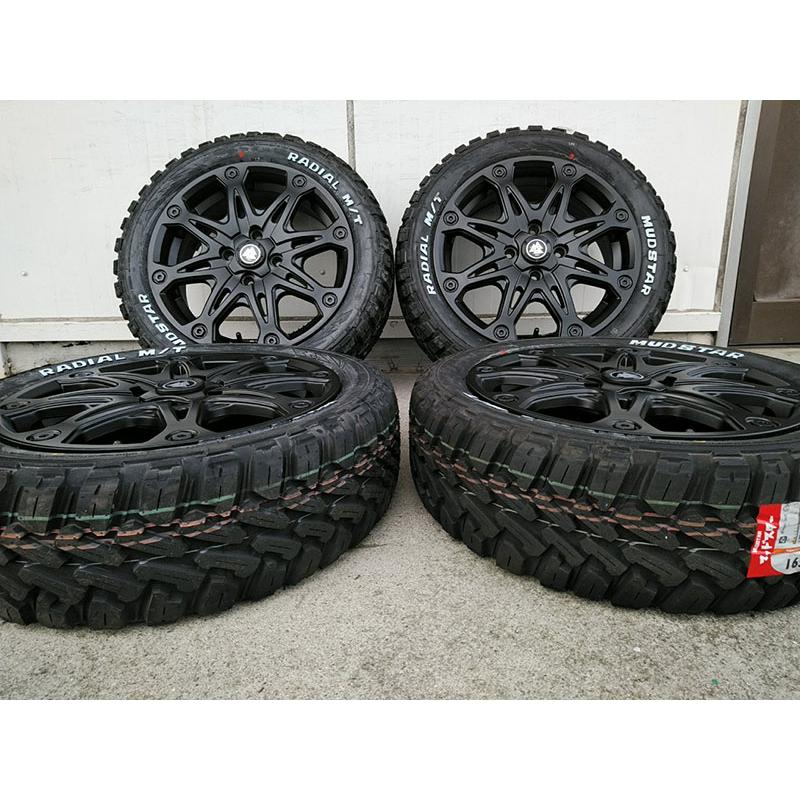 MUDSTAR 軽トラ ダイハツ ノーマル車高 タイヤホイール4本セット