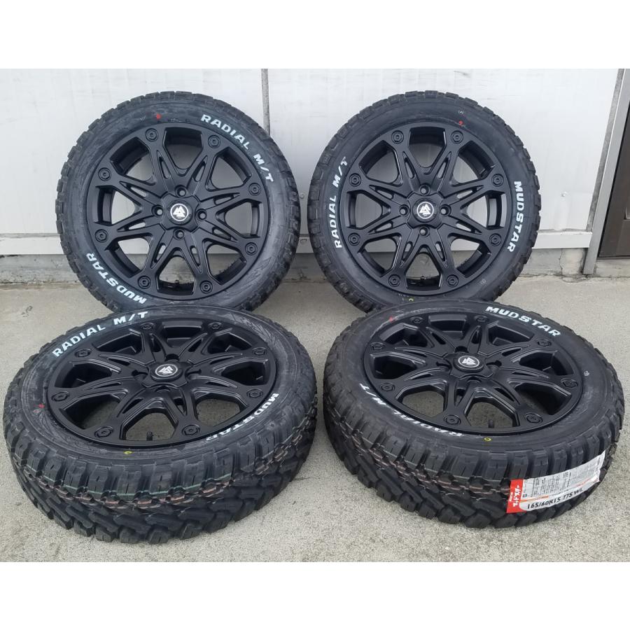 マッドスター　M/T 165/65R15 ホワイト　デリカ・ハスラー　2本セット マッドスター M/T 165/65R15 ホワイト デリカ・ハスラー 2本