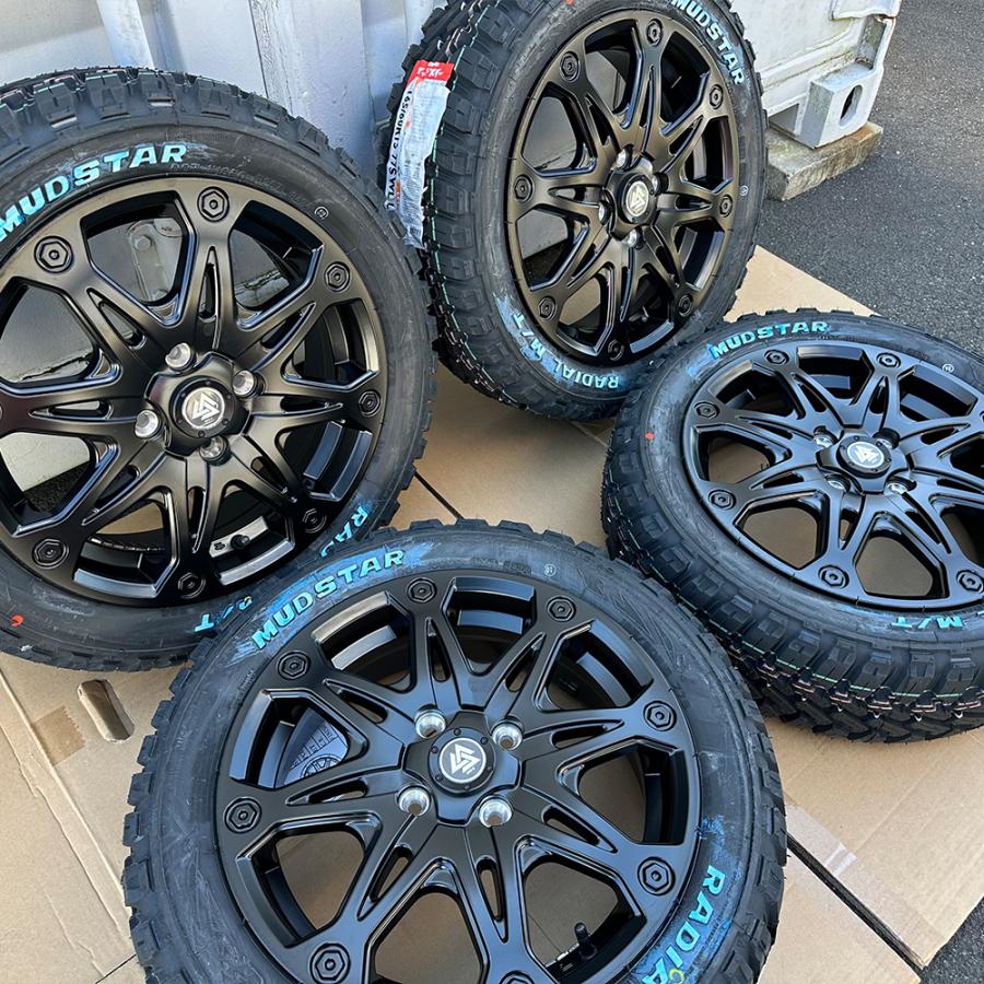 MUDSTAR 軽トラ 軽バン ハイゼットジャンボ タイヤホイールセット 15
