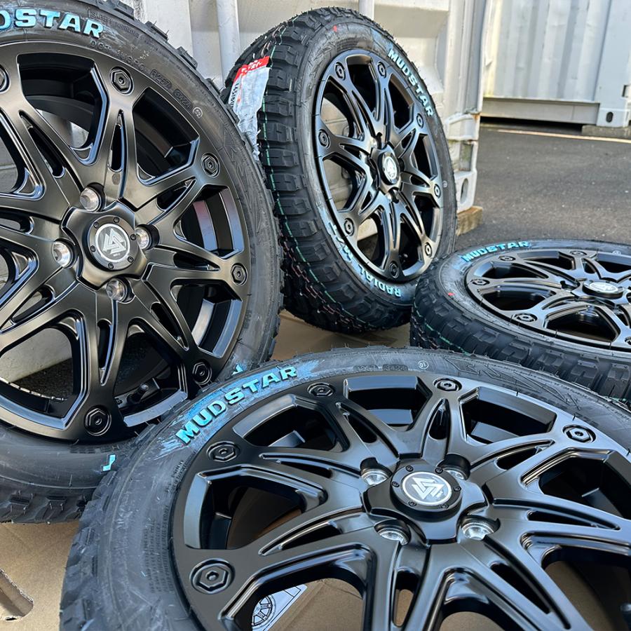 MUDSTAR ハスラー タフト ハイゼットジャンボ タイヤホイールセット 15