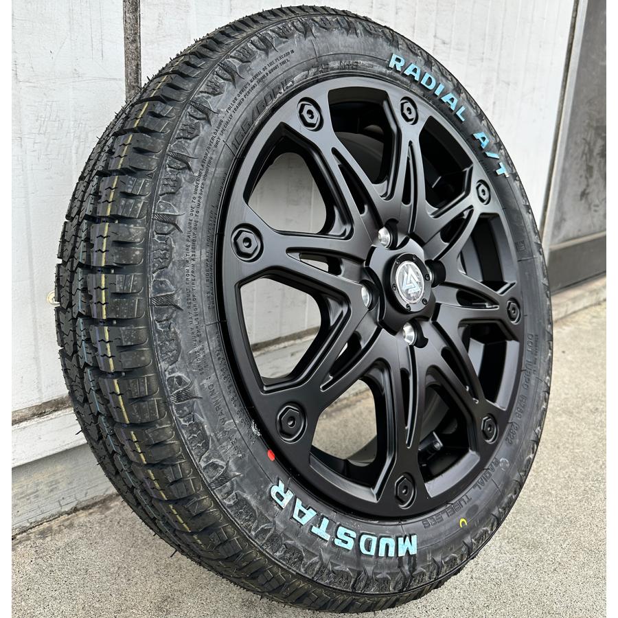 アゲトラタイヤセット MUDSTAR アゲトラ 15インチ 軽トラ MUD-Xハスラー タフト ウェイク