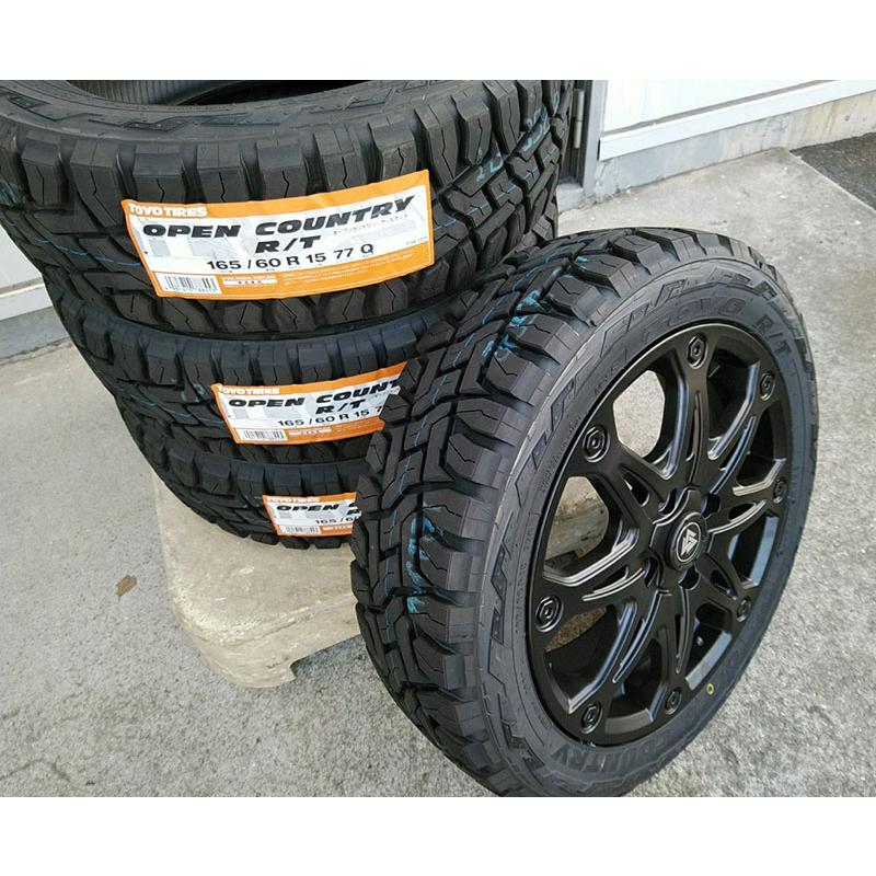 ハスラー ウェイク タイヤホイール 15インチ MUD-X トーヨー オープン 