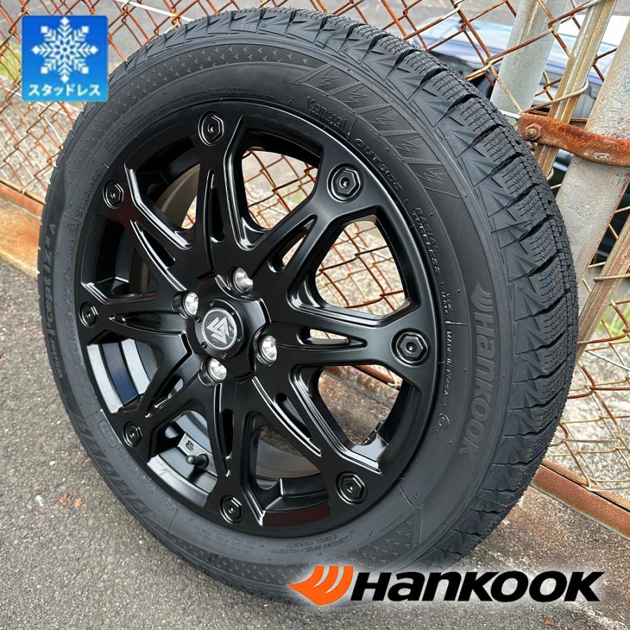 15インチホイールセットHankookタイヤ付き ICETEC 10月下旬入荷 スタッドレス ハスラー ウェイク