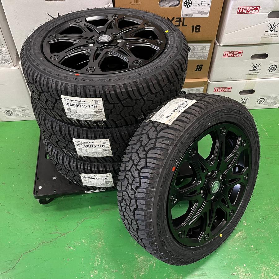 ハスラー HUSTLER 新品 タイヤホイールセット 15インチ 165/60R15 165/65R15 YOKOHAMA ヨコハマ GEOLANDAR ジオランダー X-AT 夏タイヤ SUZUKI スズキ はすらー｜wat｜10