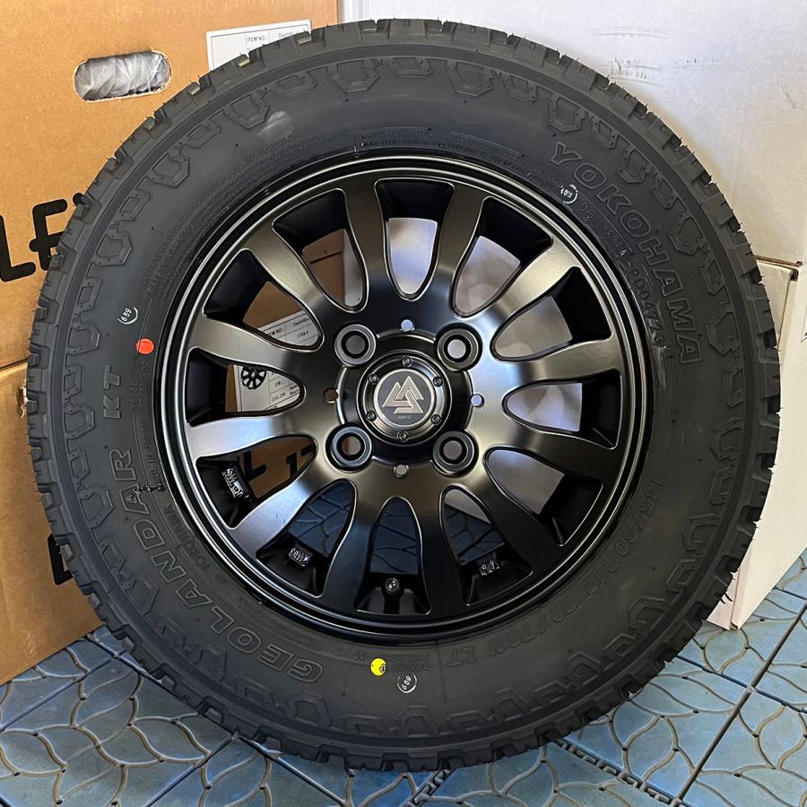 A137　145/80R12 LT　ヨコハマ　4本　ホンダ　バランス調整済み GEOLANDAR 12インチ タイヤホイール ホンダ HONDA アクティ トラック