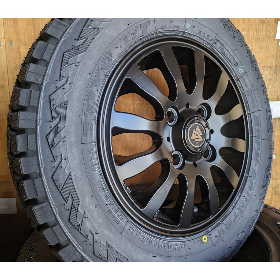 早い者勝ち！！3ヶ月のみ使用！ハイゼット、キャリー軽トラ等145/80R12 OPEN COUNTRY N-VAN アクティ ハイゼット アトレー クリッパー