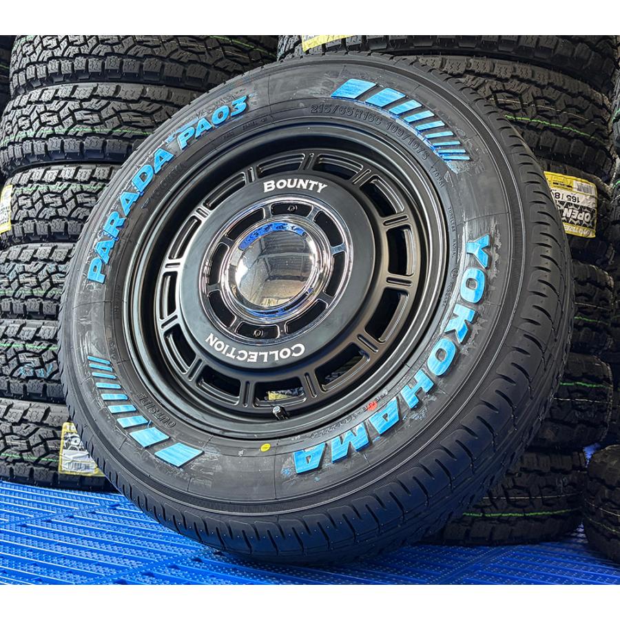 PARADA 新品 タイヤ ホイール 4本 200系 ハイエース レジアスエース