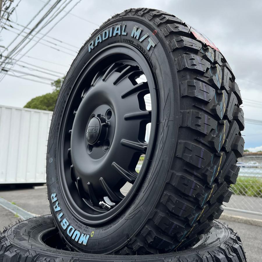 MUDSTAR アゲトラ ホイール 軽トラ 要リフトアップ&加工 軽トラ 軽バン