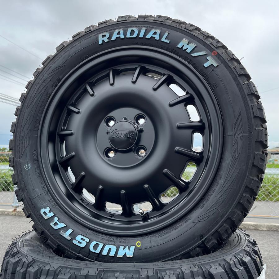 MUDSTAR アゲトラ ホイール 軽トラ 要リフトアップ&加工 軽トラ 軽バン