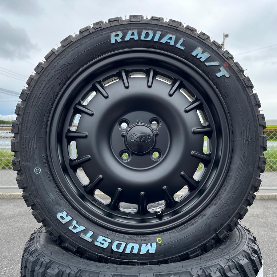 TRD 16インチ ホイール MUDSTAR タイヤセット　リフトアップ車 MUDSTAR アゲトラ ホイール 軽トラ 要リフトアップ&加工 軽トラ 軽バン