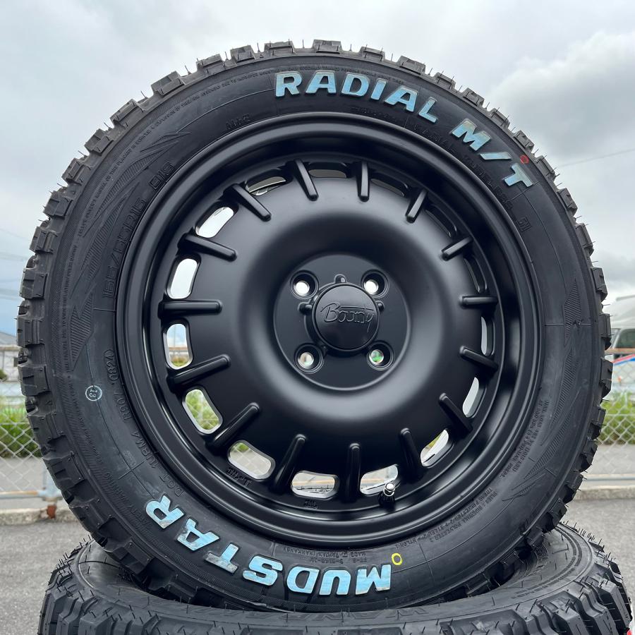 MUDSTAR アゲトラ ホイール 軽トラ 要リフトアップ&加工 軽トラ 軽バン