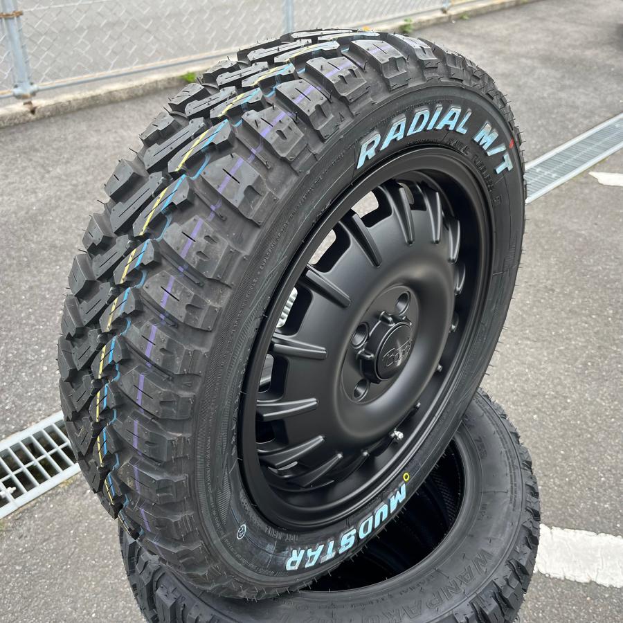 MUDSTAR アゲトラ ホイール 軽トラ 要リフトアップ&加工 軽トラ 軽バン