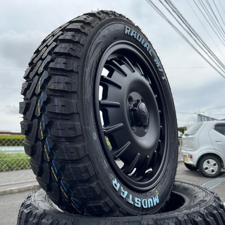 MUDSTAR アゲトラ ホイール 軽トラ 要リフトアップ&加工 軽トラ 軽バン