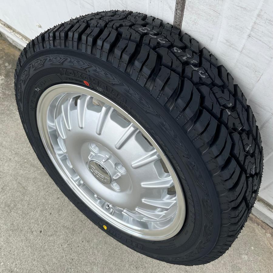 軽トラ 軽バン ハイゼット エヴリィ アトレー 要リフトアップ&加工 ヨコハマ ジオランダー X-AT 165/65R14 145R14 14インチ Noel ノエル タイヤホイール｜wat｜06