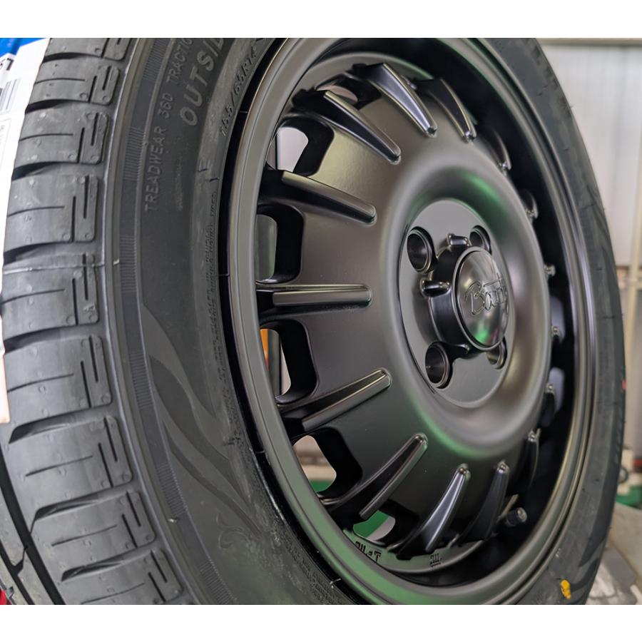 エヴリィ ハイゼット N-VAN キャンバス キャリィ アトレー Bounty ノエル 155/65R14 165/55R14 タイヤホイール セット 14インチ_4