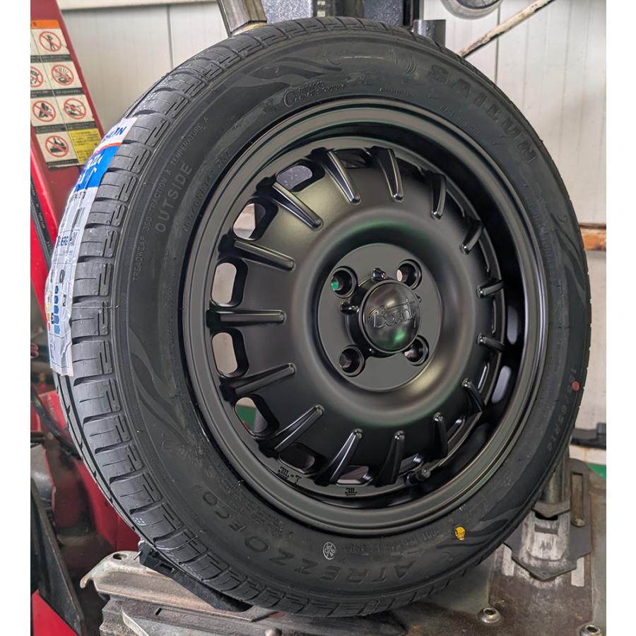 エヴリィ ハイゼット N-VAN キャンバス キャリィ アトレー Bounty ノエル 155/65R14 165/55R14 タイヤホイール セット 14インチ_6