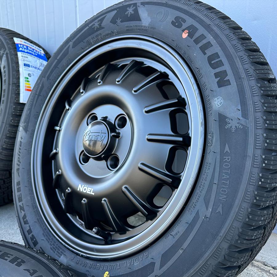 スタッドレスタイヤホイールセット 14インチ SAILUN Alpine+ 155/65R14  