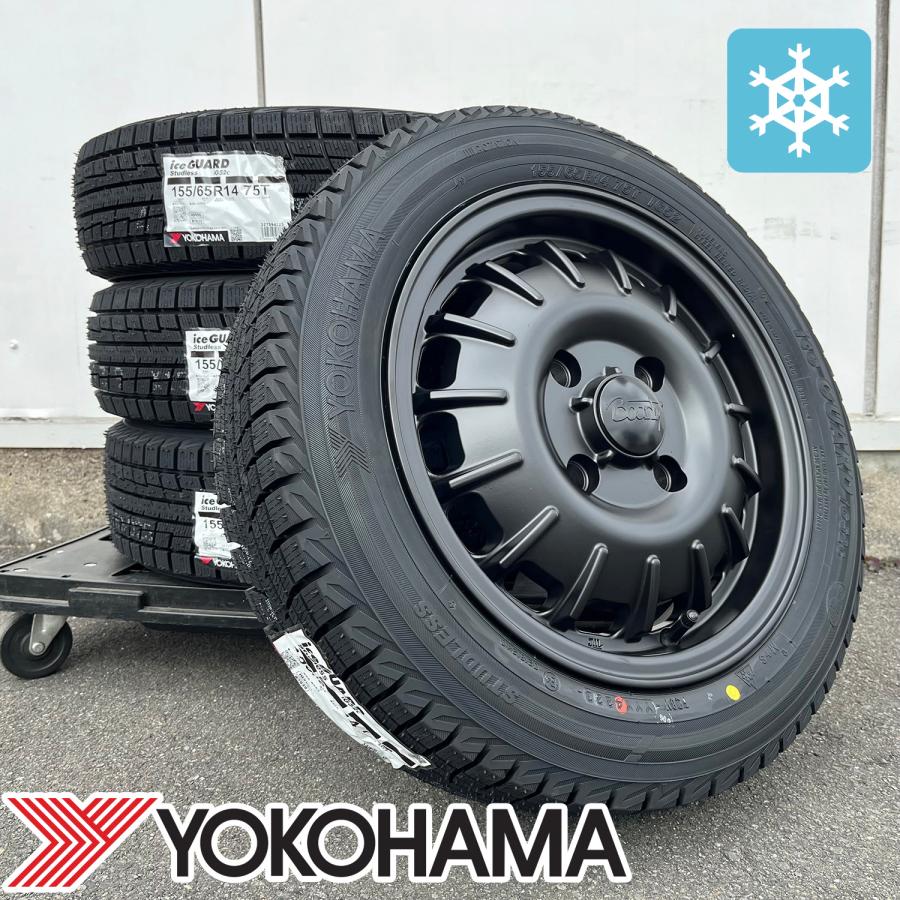 ヨコハマタイヤ（YOKOHAMA TIRE） 即納 スタッドレス 軽自動車 プレオ 