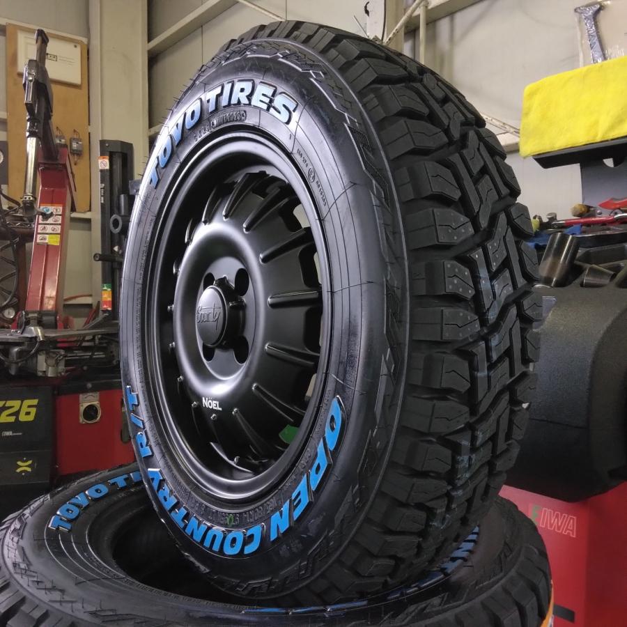 プロボックス サクシード タイヤホイール トーヨータイヤ オープンカントリー RT 165/80R14 ホワイトレター 14インチ NOEL｜wat｜07