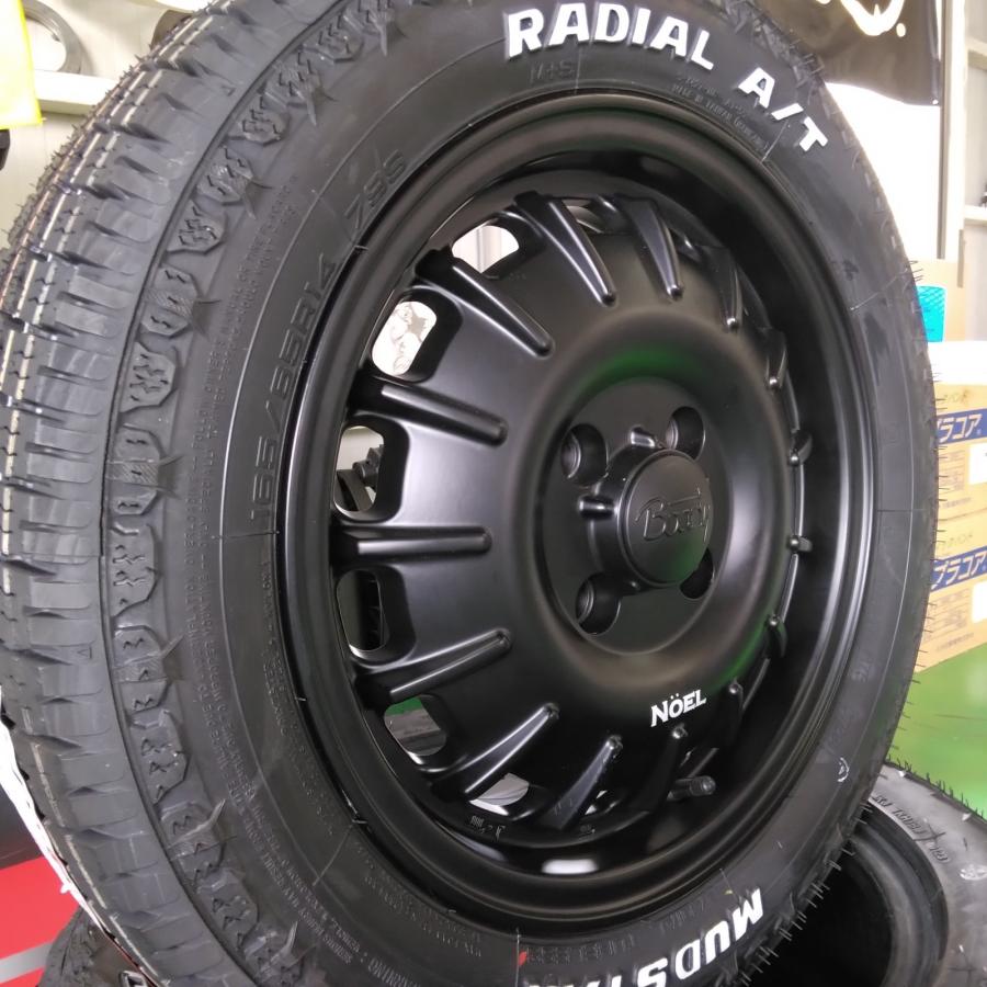 タウンエース ライトエース タイヤホイール 4本セット MUDSTAR Radial AT 175/65R14 ホワイトレター 14インチ NOEL｜wat｜12