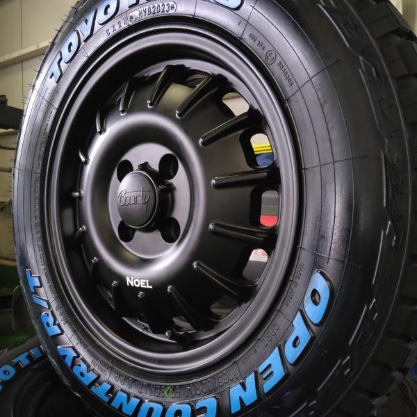 新品 プロボックス タイヤホイールセット 165/80R14 トーヨータイヤ オープンカントリー RT ホワイトレター 14インチ NOEL｜wat｜04