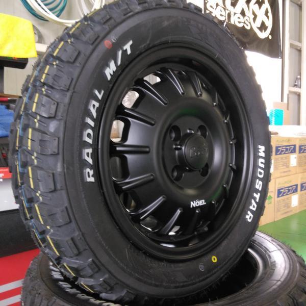 MUDSTAR 新品 4本セット ハスラー タイヤホイールセット マッドスター