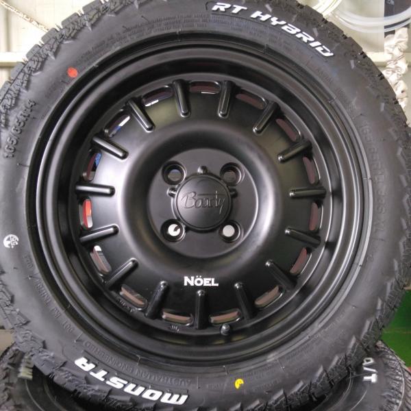 MONSTA TYRES 【要カスタム】 アゲ軽 軽トラ 軽バン 14インチ タイヤ